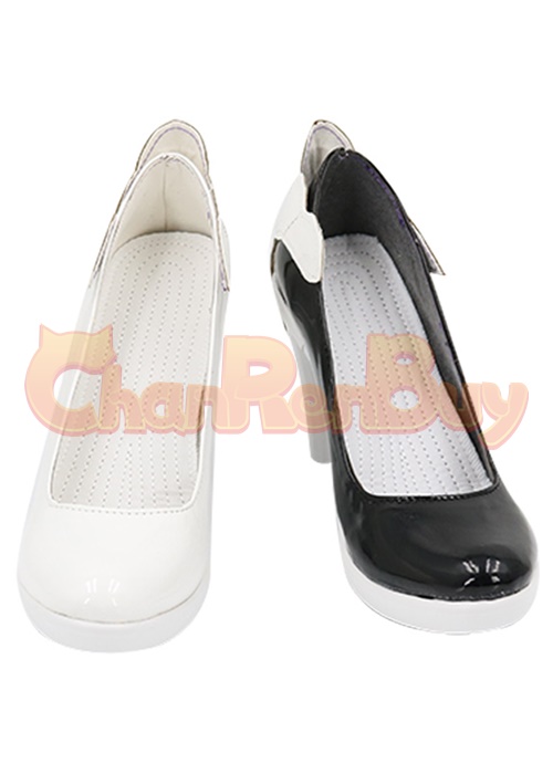 Kiana Kaslana Shoes Honkai Impact 3 Cosplay Boots Black and White