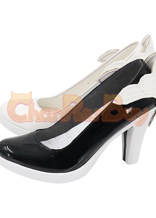 Kiana Kaslana Shoes Honkai Impact 3 Cosplay Boots Black and White