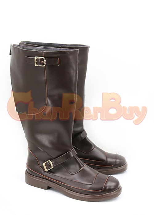 Barret Wallace Shoes Final Fantasy VII Remake Cosplay Boots