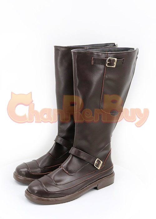 Barret Wallace Shoes Final Fantasy VII Remake Cosplay Boots