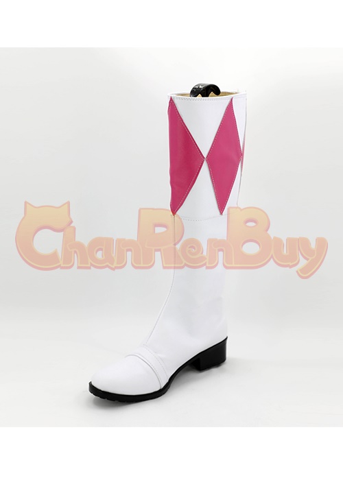 Kimberly Hart Pink Ranger Shoes Power Rangers Cosplay Boots -Chaorenbuy Cosplay
