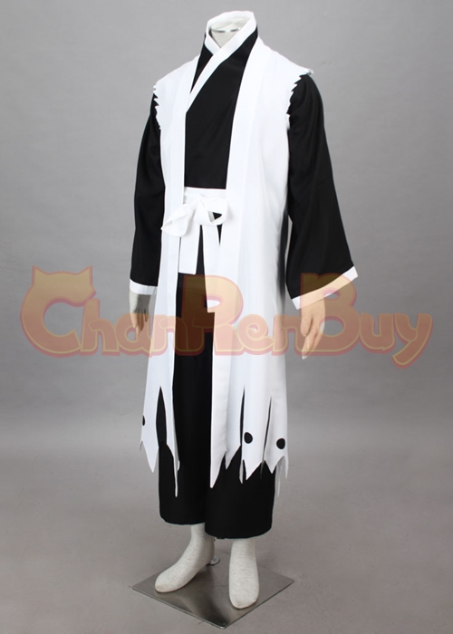 Zaraki Kenpachi Costume Bleach Cosplay Suit Black Ver.11-Chaorenbuy Cosplay