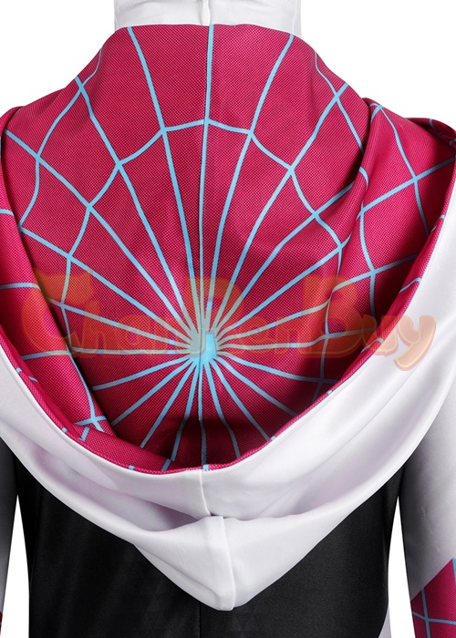 Gwen Stacy Costume Bodysuit Spider-Man The Spider-Verse Cosplay for Kids