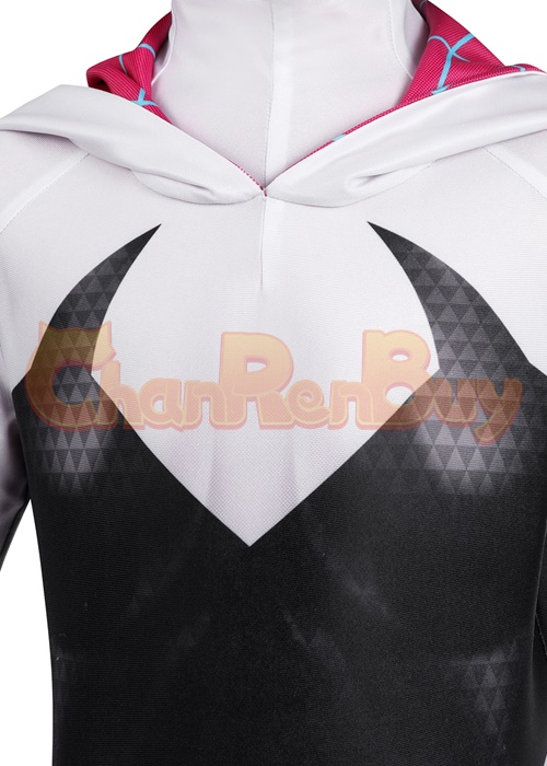 Gwen Stacy Costume Bodysuit Spider-Man The Spider-Verse Cosplay for Kids