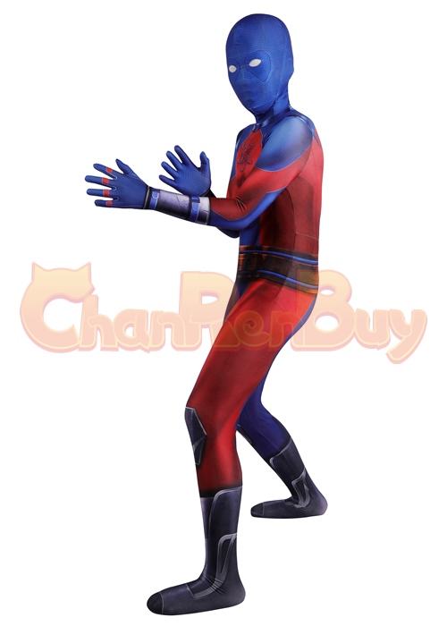 Black Adam Costume Bodysuit Atom Smasher Cosplay for Kids