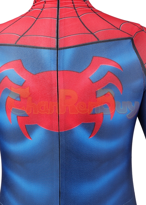 Marvel's Spider-Man Costume Bodysuit Classic Suit Damaged Peter Cosplay for Kids