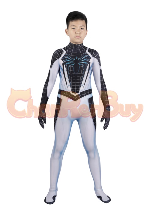 Marvel's Spider-Man Negative Suit Costume Cosplay for Kids