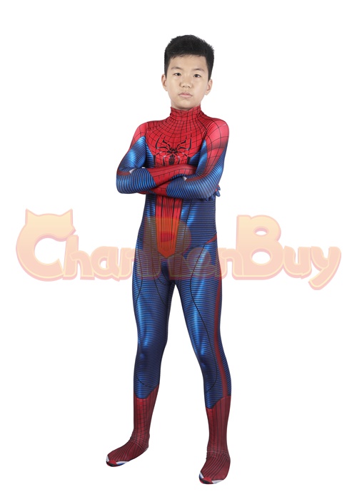 Marvel's Spider-Man The Amazing Spider-Man Costume Cosplay for Kids