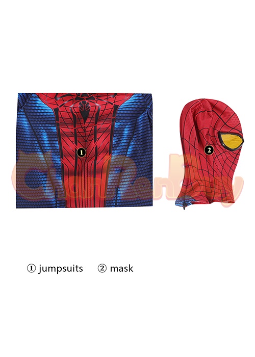 Marvel's Spider-Man The Amazing Spider-Man Costume Cosplay for Kids
