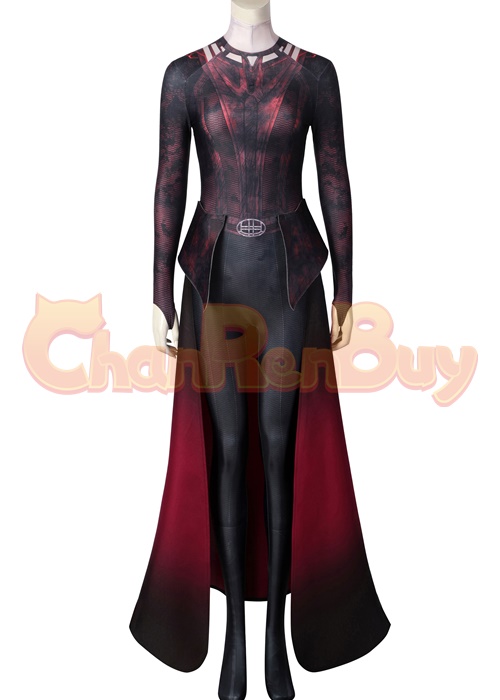 Madness Scarlet Witch Costume Dr. Strange in the Multiverse of Wanda Cosplay Jumpsuit