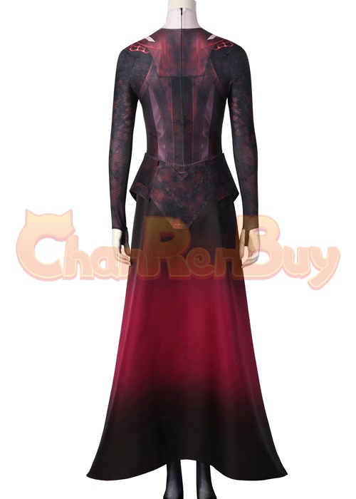 Madness Scarlet Witch Costume Dr. Strange in the Multiverse of Wanda Cosplay Jumpsuit