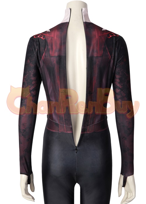 Madness Scarlet Witch Costume Dr. Strange in the Multiverse of Wanda Cosplay Jumpsuit