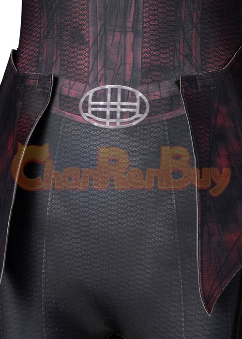 Madness Scarlet Witch Costume Dr. Strange in the Multiverse of Wanda Cosplay Jumpsuit