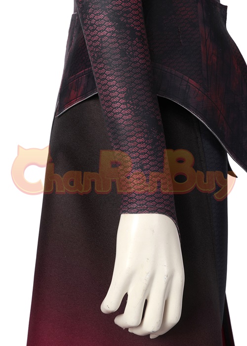 Madness Scarlet Witch Costume Dr. Strange in the Multiverse of Wanda Cosplay Jumpsuit