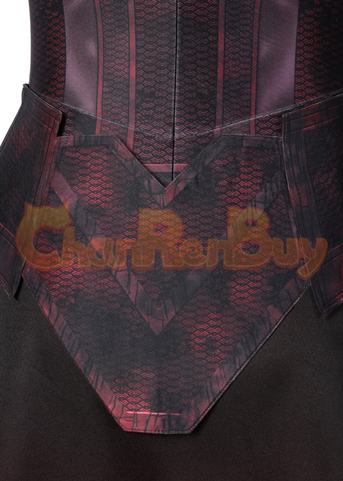 Madness Scarlet Witch Costume Dr. Strange in the Multiverse of Wanda Cosplay Jumpsuit