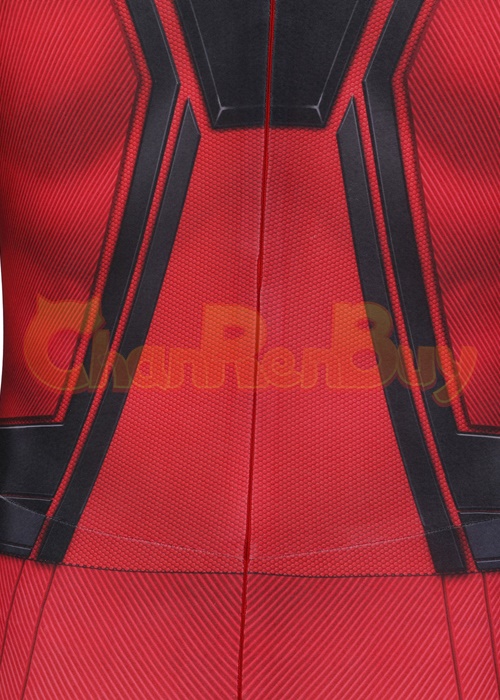 Miles Morales Crimson Cowl Suit Spider Man Costume Cosplay Bodysuit