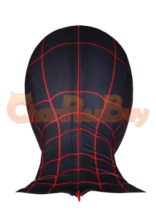 Miles Morales Crimson Cowl Suit Spider Man Costume Cosplay Bodysuit