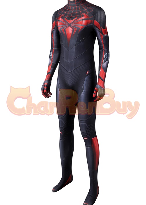Miles Morales Costume Advanced Tech Suit Spider Man Cosplay Bodysuit