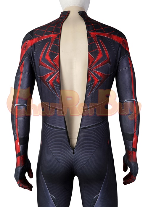 Miles Morales Costume Advanced Tech Suit Spider Man Cosplay Bodysuit