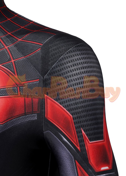 Miles Morales Costume Advanced Tech Suit Spider Man Cosplay Bodysuit