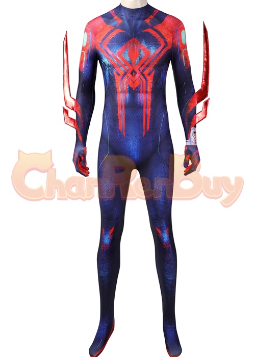 Spiderman 2099 Miguel O'Hara Bodysuit Costume Across the Spider-Verse Cosplay Suit 