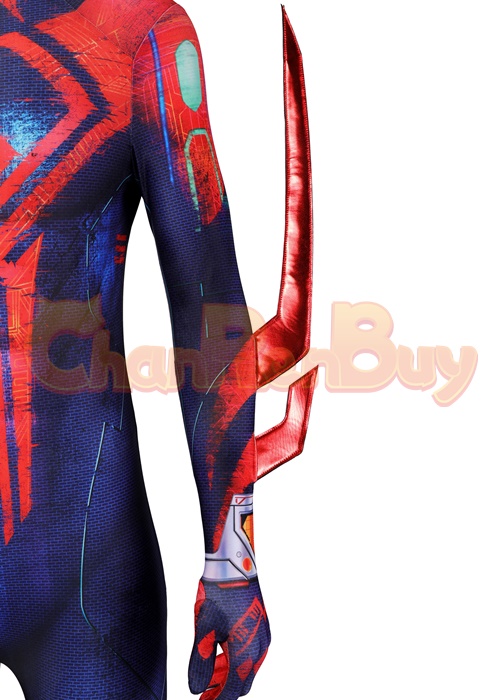 Spiderman 2099 Miguel O'Hara Bodysuit Costume Across the Spider-Verse Cosplay Suit 