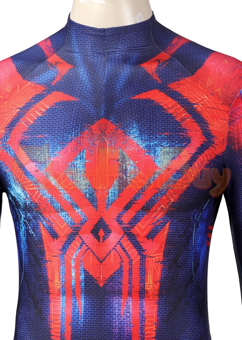 Spiderman 2099 Miguel O'Hara Bodysuit Costume Across the Spider-Verse Cosplay Suit 