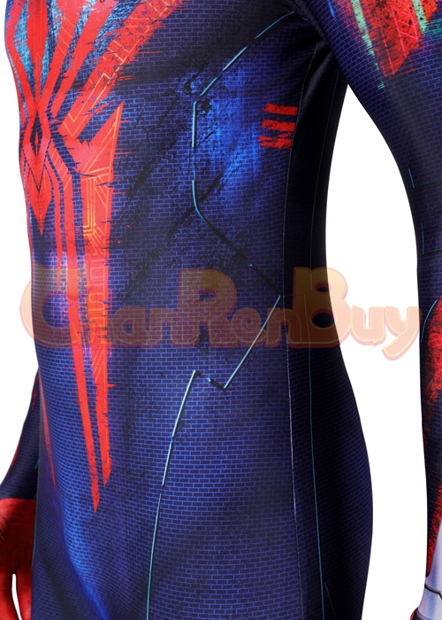 Spiderman 2099 Miguel O'Hara Bodysuit Costume Across the Spider-Verse Cosplay Suit 
