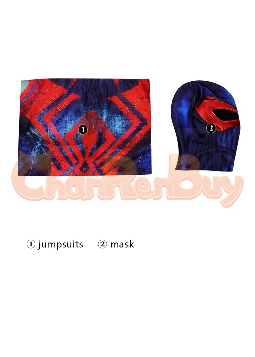 2099 Costume Spider Man Across The Spider Verse Miguel O'Hara Cosplay Bodysuit