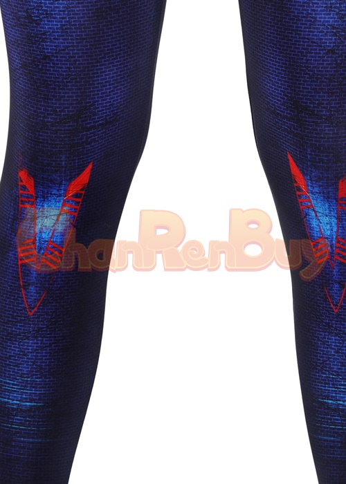 Spiderman 2099 Miguel O'Hara Costume Bodysuit Spider-Man The Spider-Verse Cosplay for Kids