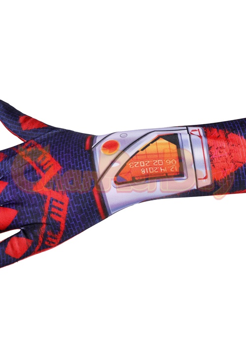 Spiderman 2099 Miguel O'Hara Costume Bodysuit Spider-Man The Spider-Verse Cosplay for Kids