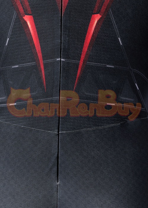 Spider Man Costume Dark Suit Cosplay Bodysuit