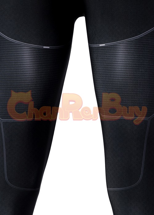 Spider Man Costume Dark Suit Cosplay Bodysuit