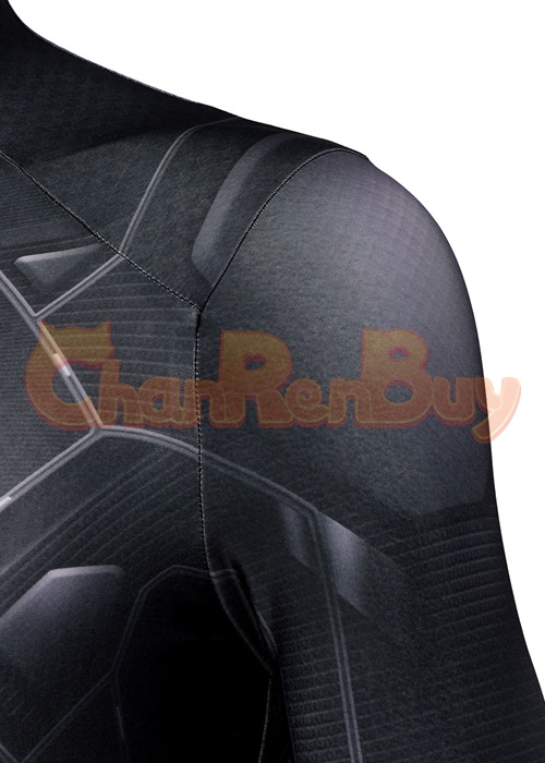 Spider Man Costume Dark Suit Cosplay Bodysuit