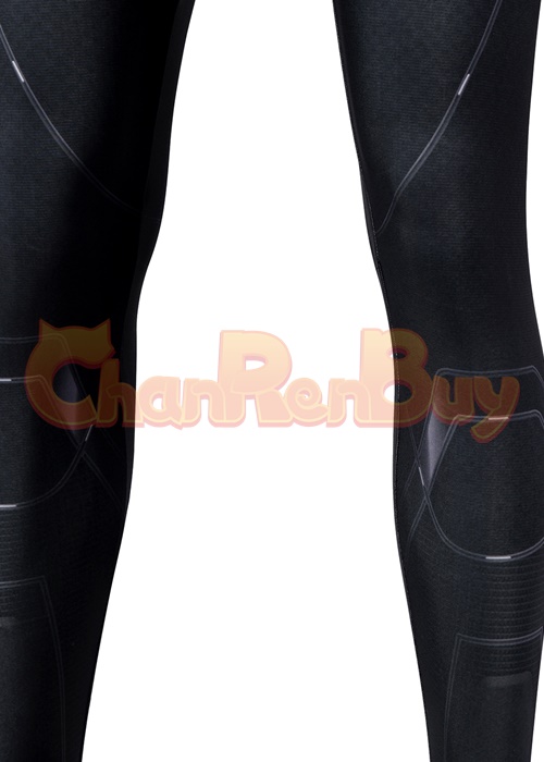 Spider Man Costume Dark Suit Cosplay Bodysuit