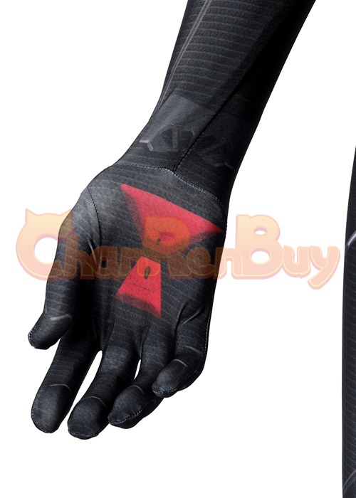 Spider Man Costume Dark Suit Cosplay Bodysuit