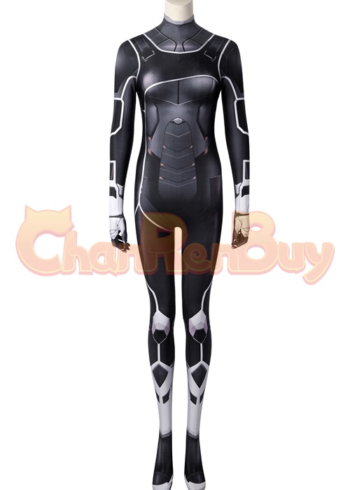 Black Cat Costume Spider Man The heist DLC Cosplay Bodysuit