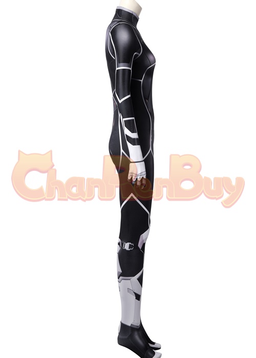 Black Cat Costume Spider Man The heist DLC Cosplay Bodysuit