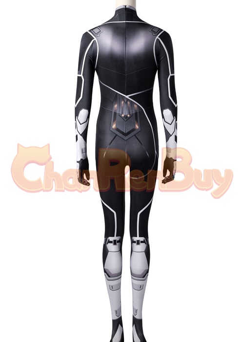 Black Cat Costume Spider Man The heist DLC Cosplay Bodysuit
