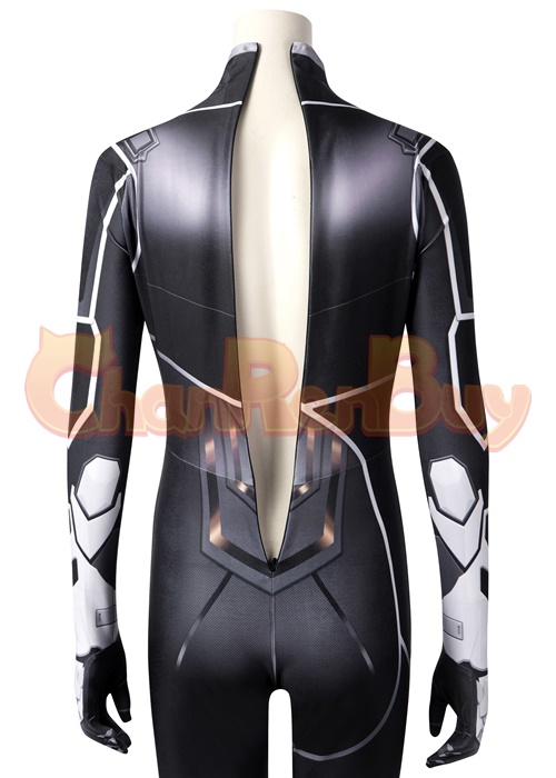 Black Cat Costume Spider Man The heist DLC Cosplay Bodysuit