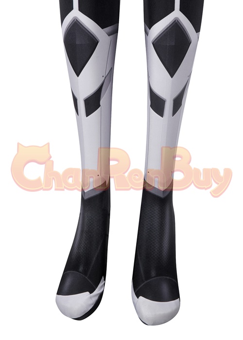 Black Cat Costume Spider Man The heist DLC Cosplay Bodysuit