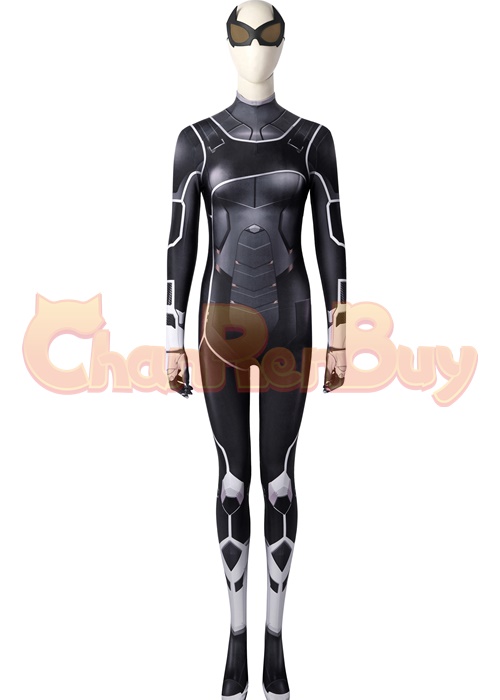 Black Cat Costume Spider Man The heist DLC Cosplay Bodysuit