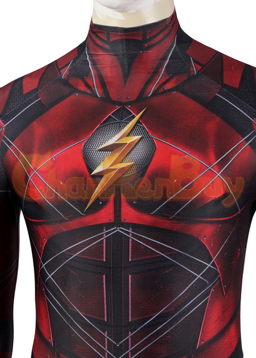 Justice League The Flash Costume Bodysuit Cosplay Suit Barry Allen Outfit Chaorenbuy Cosplay