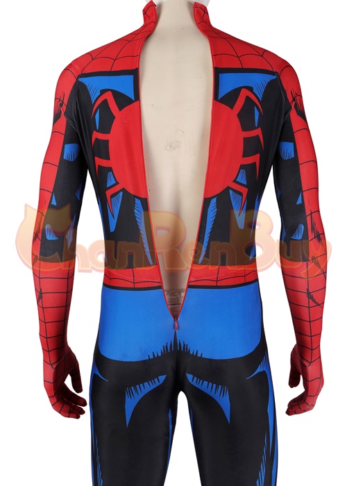 Marvel's Spider-Man Bodysuit Costume Cosplay Vintage Comic Book Suit 