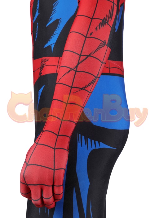 Marvel's Spider-Man Bodysuit Costume Cosplay Vintage Comic Book Suit 