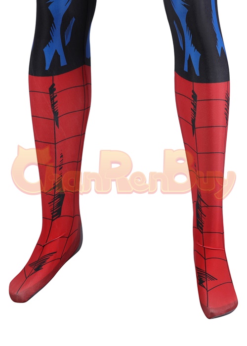 Marvel's Spider-Man Bodysuit Costume Cosplay Vintage Comic Book Suit 