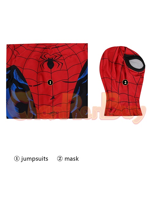 Marvel's Spider-Man Bodysuit Costume Cosplay Vintage Comic Book Suit 