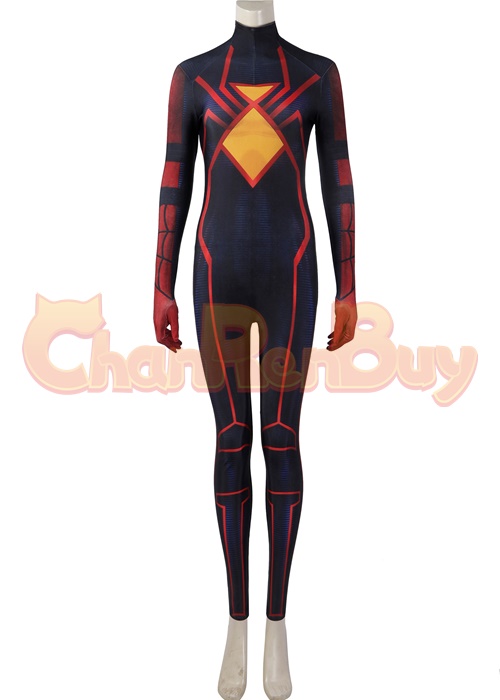 Spider-Woman Jessica Drew Costume Spider-Man Across The Spider-Verse Cosplay Suit