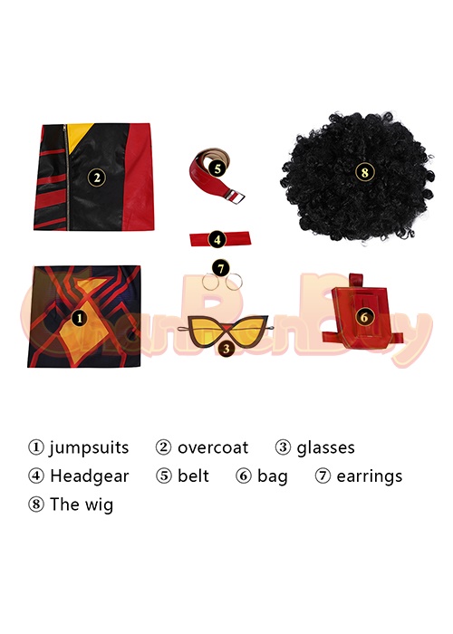 Spider-Woman Jessica Drew Costume Spider-Man Across The Spider-Verse Cosplay Suit