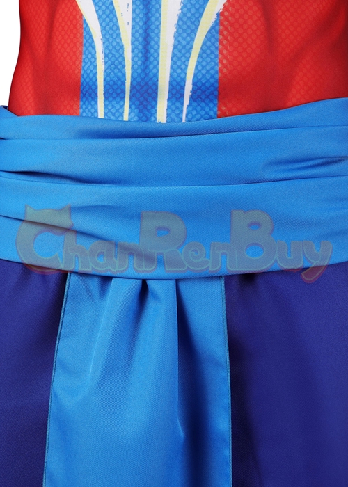 Spider-Man India Pavitr Prabhakar Bodysuit Costume Across the Spider-Verse Cosplay Suit 